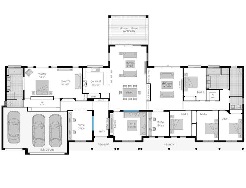 Bronte Acreage Homes Designs Mcdonald Jones Homes