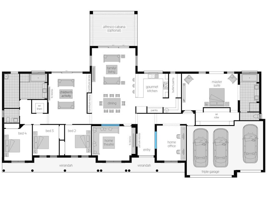 Bronte Acreage Homes Designs Mcdonald Jones Homes