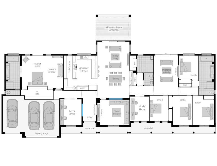 Bronte Acreage Homes Designs Mcdonald Jones Homes