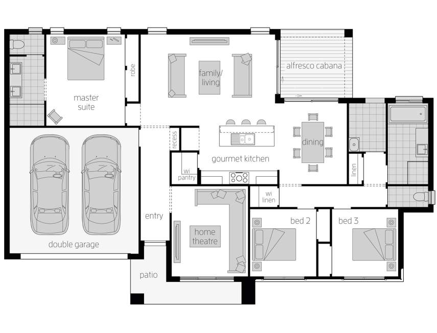 The Eaton Corner Block House Design McDonald Jones Homes