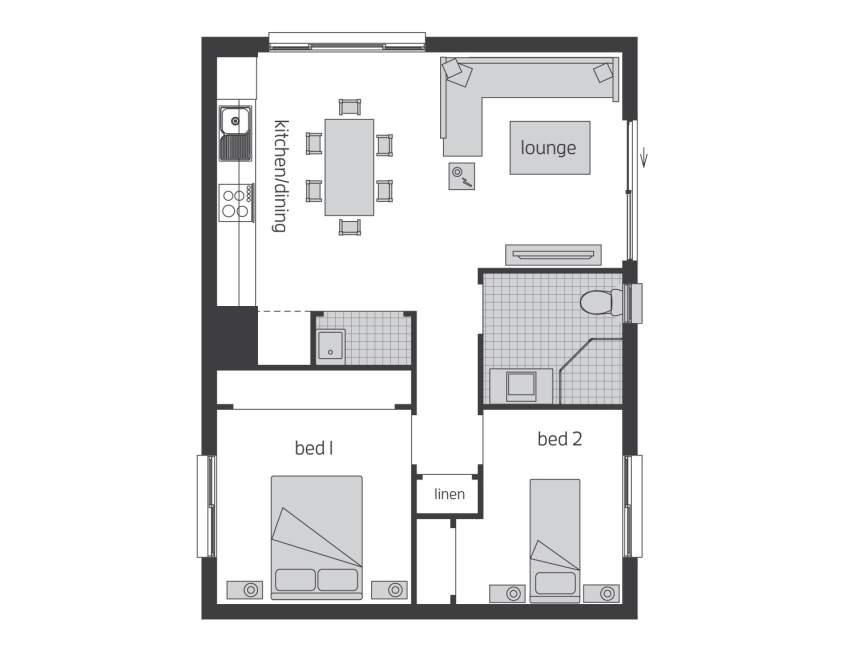 Granny Flat Designs And Studio Suites Mcdonald Jones Homes