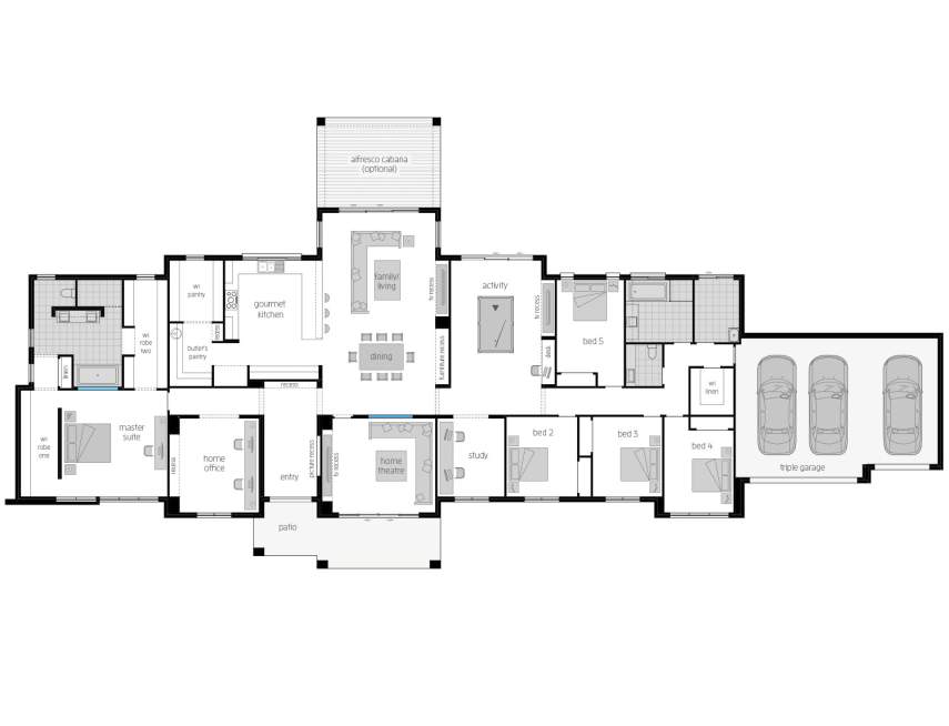 Hermitage Country Home Design Mcdonald Jones Homes