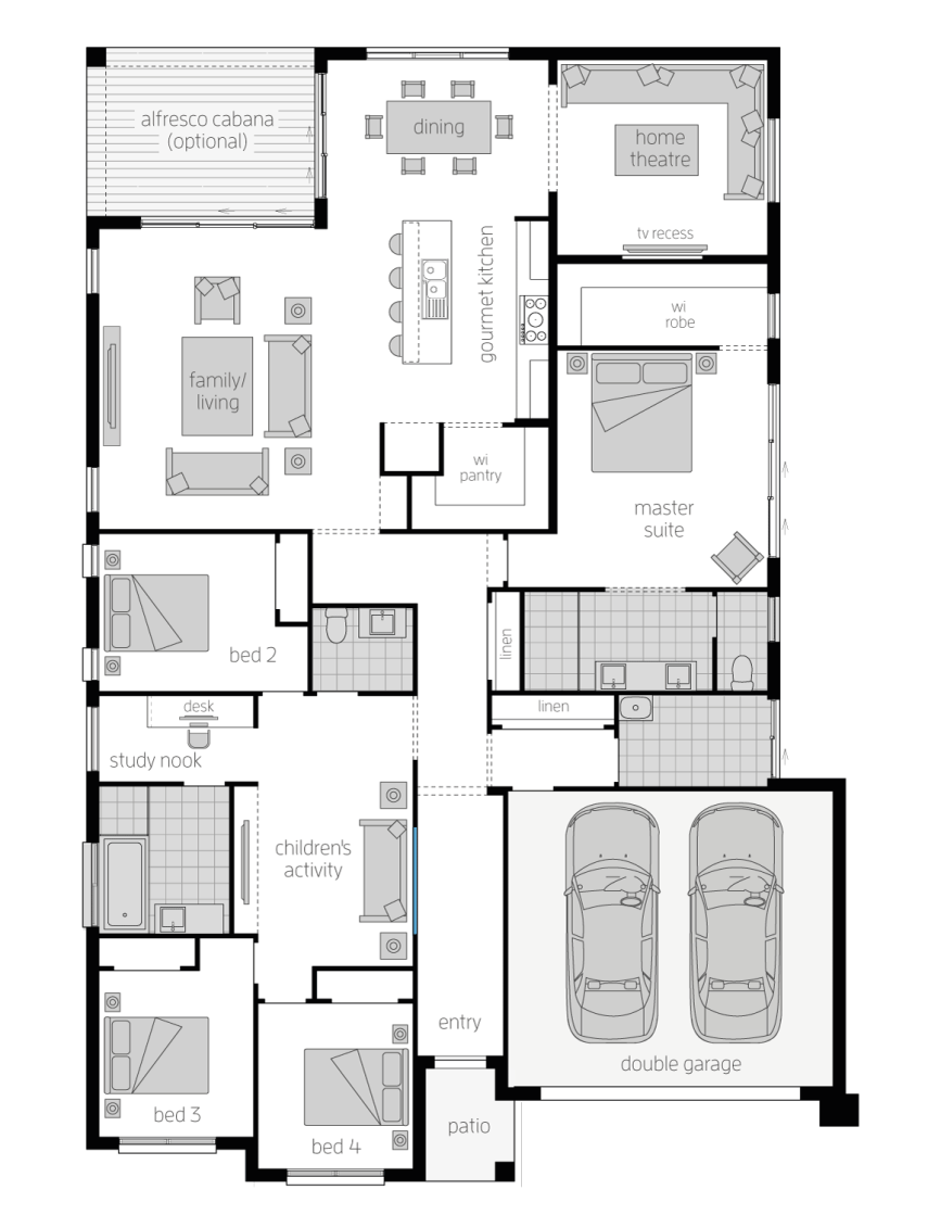 Admiral- Single Storey Floor Plan- McDonald Jones Admiral- Single Storey Floor Plan- McDonald Jones
