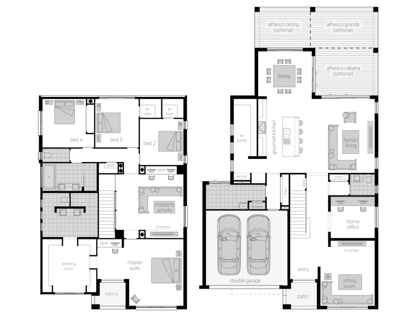 Floor Plan - Metropolitan40 - Two Storey Home - McDonald Jones