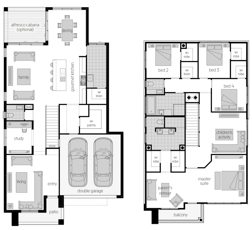 Saxonvale 33 One- Two Storey Floor Plan Saxonvale 33 One- Two Storey Floor Plan- McDonald Jones
