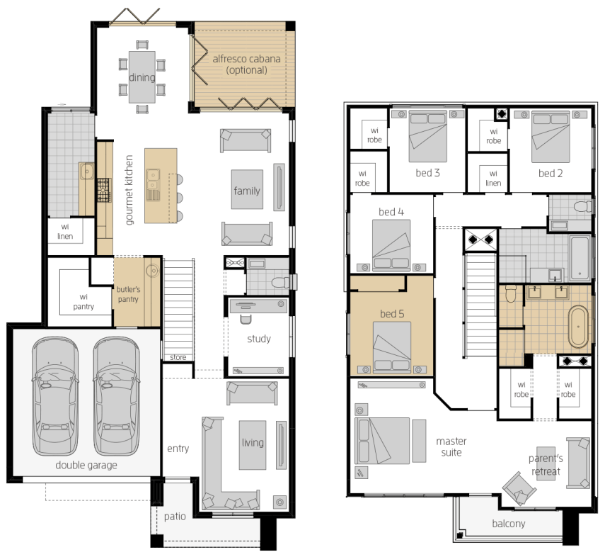 Saxonvale 33 One- Two Storey Floor Plan Upgrade Saxonvale 33 One- Two Storey Floor Plan Upgrade- McDonald Jones