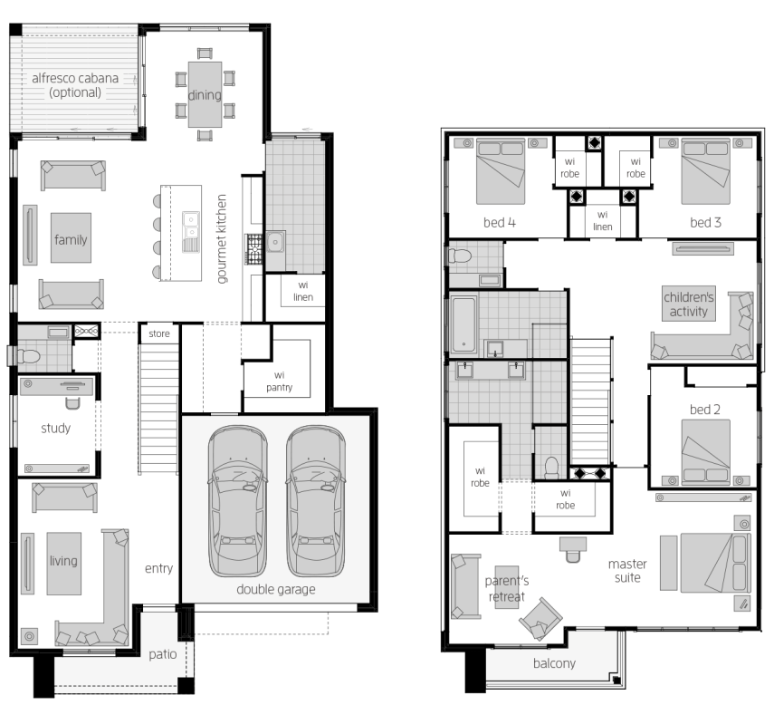 Saxonvale 33 Three- Two Storey Floor Plan Saxonvale 33 Three- Two Storey Floor Plan- McDonald Jones