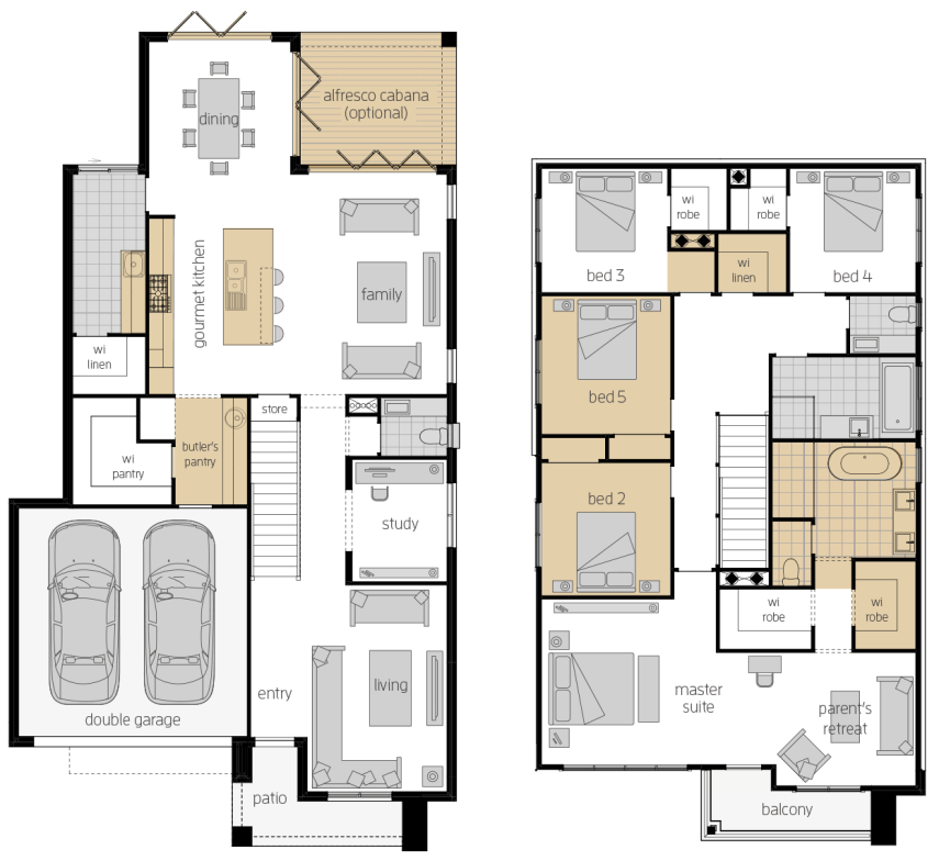Saxonvale 33 Three- Two Storey Floor Plan Upgrade Saxonvale 33 Three- Two Storey Floor Plan Upgrade- McDonald Jones