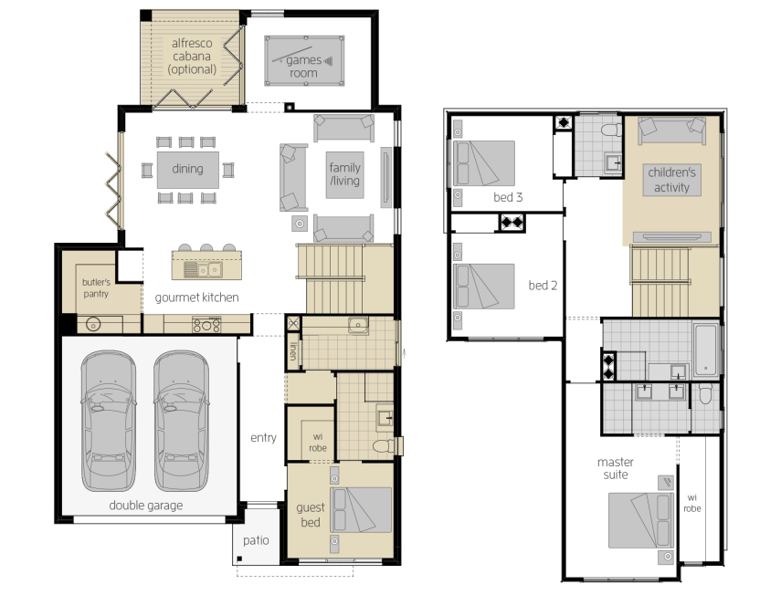 Sevilla 28- Two Storey Upgrade Floor Plan Sevilla 28- Two Storey Upgrade Floor Plan- McDonald Jones