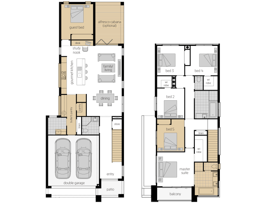 Whistler 30 Double Storey Floor Plan RHS Whistler 30 Double Storey Floor Plan RHS