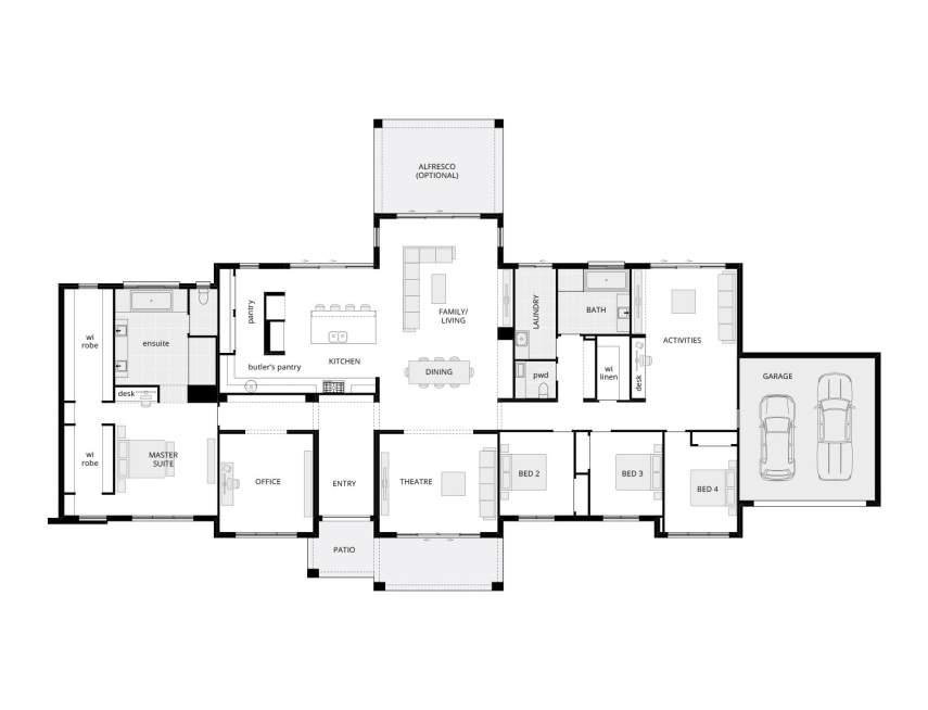 Hermitage Grande Encore luxury acreage house plans