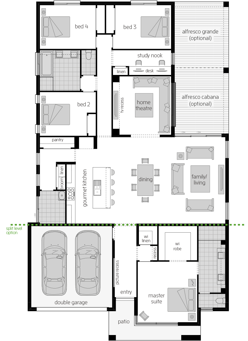 Broadbeach 16 floorplan lhs Broadbeach 16 floorplan lhs