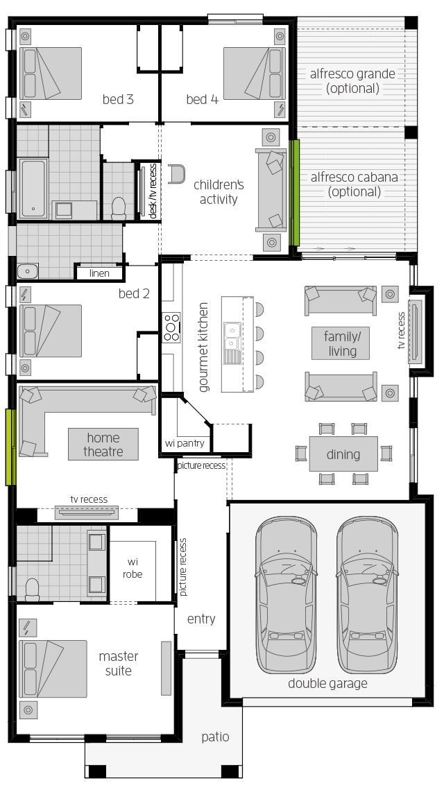 Havana 28 floorplan lhs Havana 28 floorplan lhs