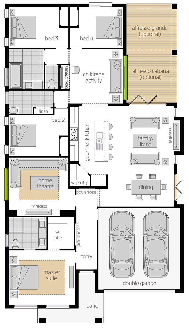 Havana 28 upgrade floorplan rhs Havana 28 upgrade floorplan rhs
