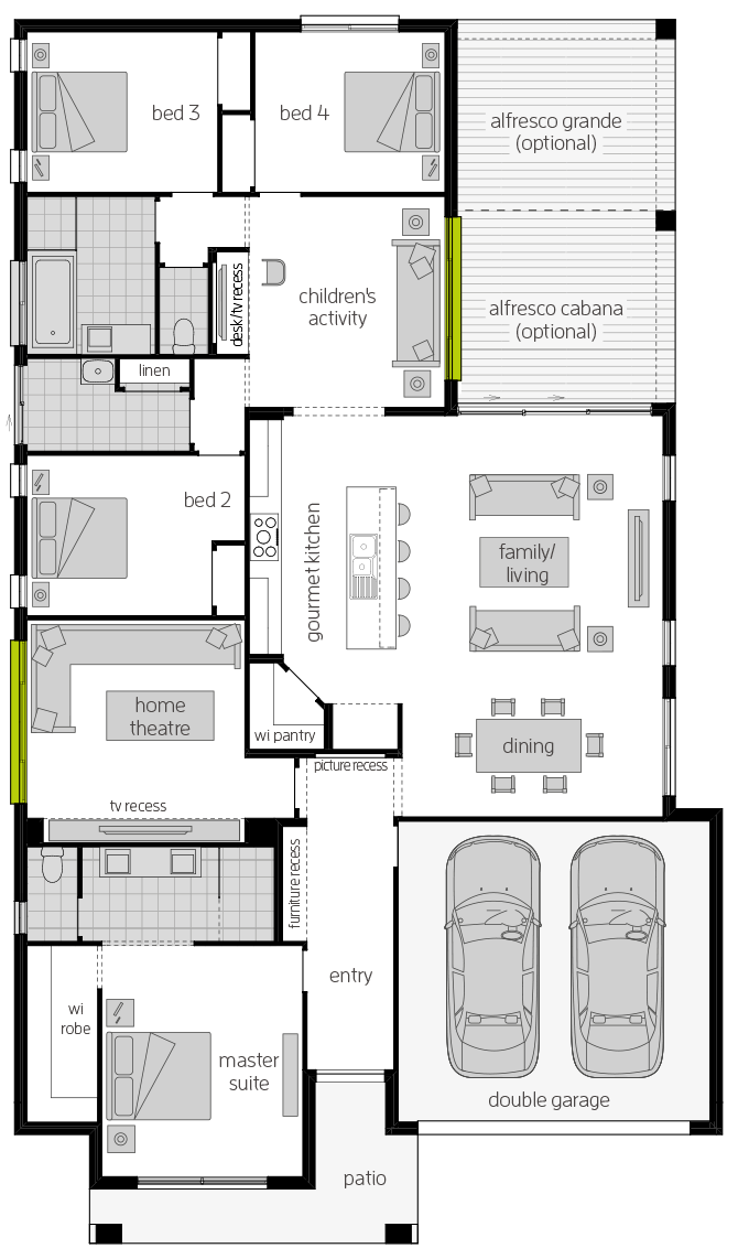 Havana Executive Zero floorplan lhs Havana Executive Zero floorplan lhs