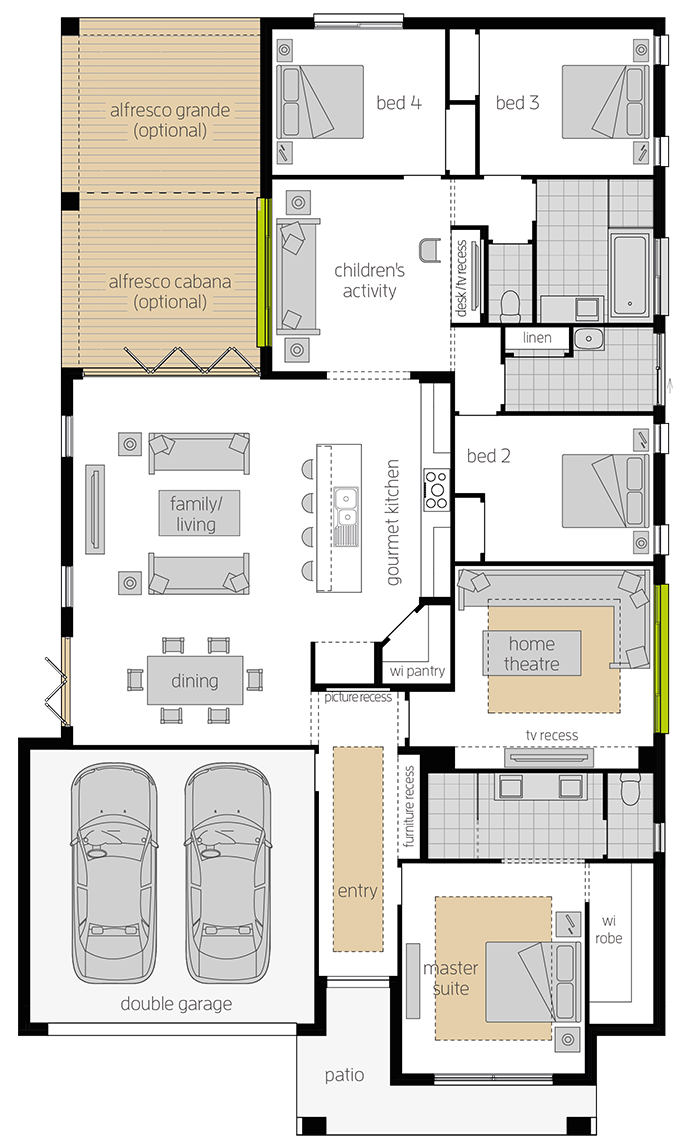 Havana Executive Zero upgrade floorplan lhs Havana Executive Zero upgrade floorplan lhs