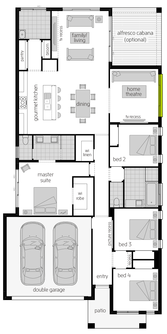 Santa Fe Zero floorplan lhs Santa Fe Zero floorplan lhs