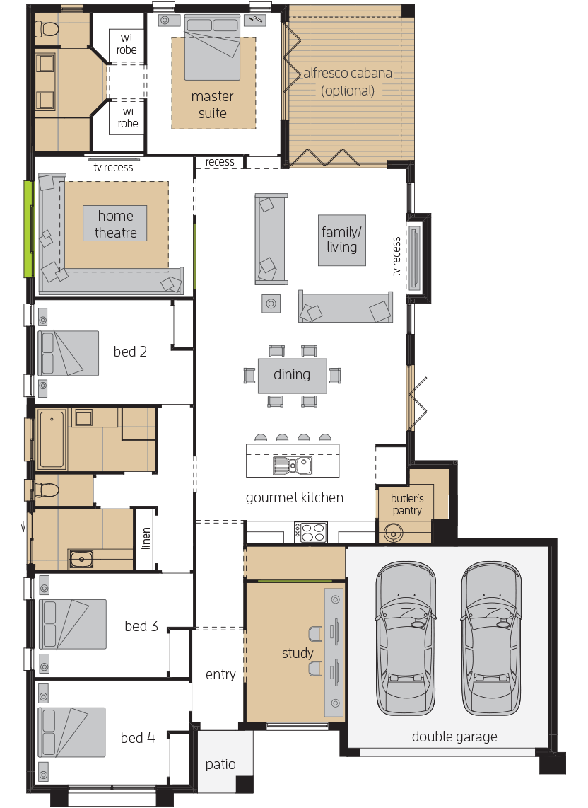 Bordeaux executive upgrade floorplan lhs Bordeaux executive upgrade floorplan lhs
