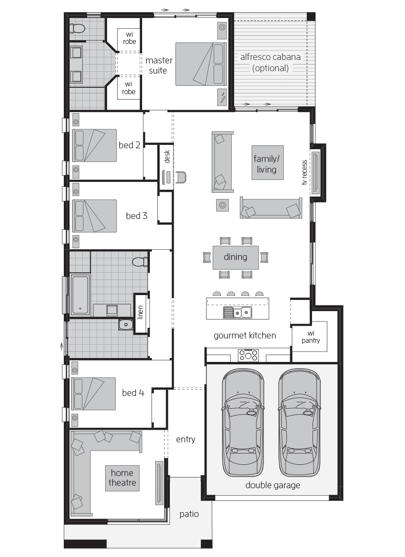 Bordeaux Urban floorplan lhs Bordeaux Urban floorplan lhs