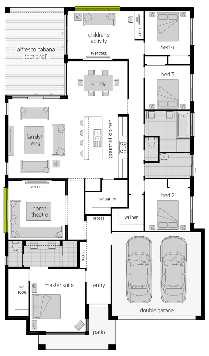 Coolum One Zero Floorplan lhs 