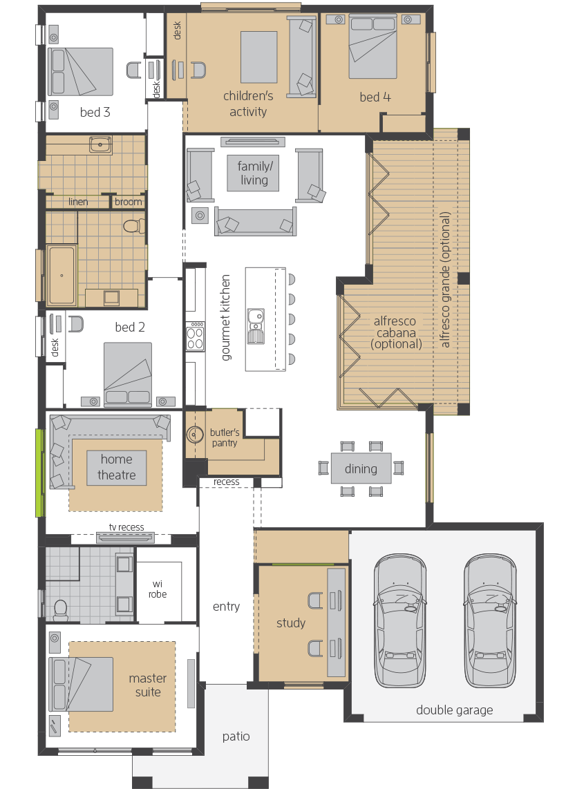 Garden Retreat Upgrade floorplan lhs Garden Retreat Upgrade floorplan lhs
