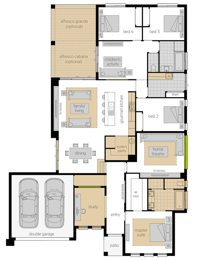 Havana Encore upgrade floorplan lhs Havana Encore upgrade floorplan lhs