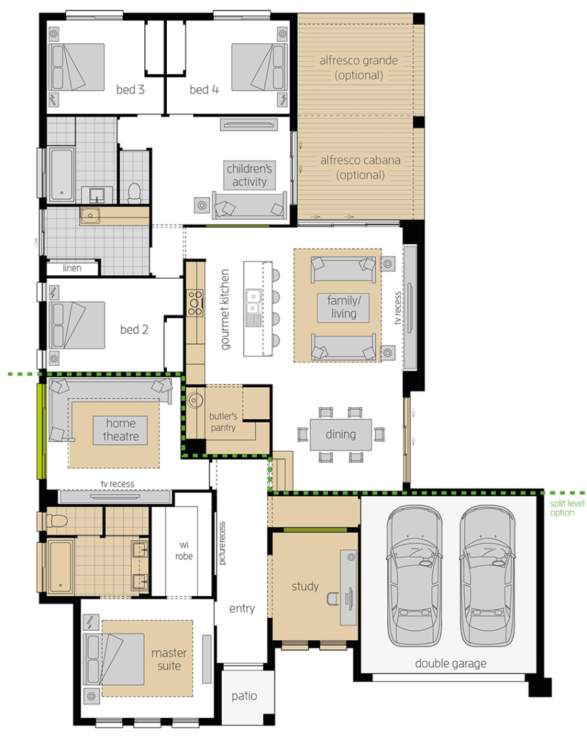 Havana Encore upgrade floorplan lhs Havana Encore upgrade floorplan lhs