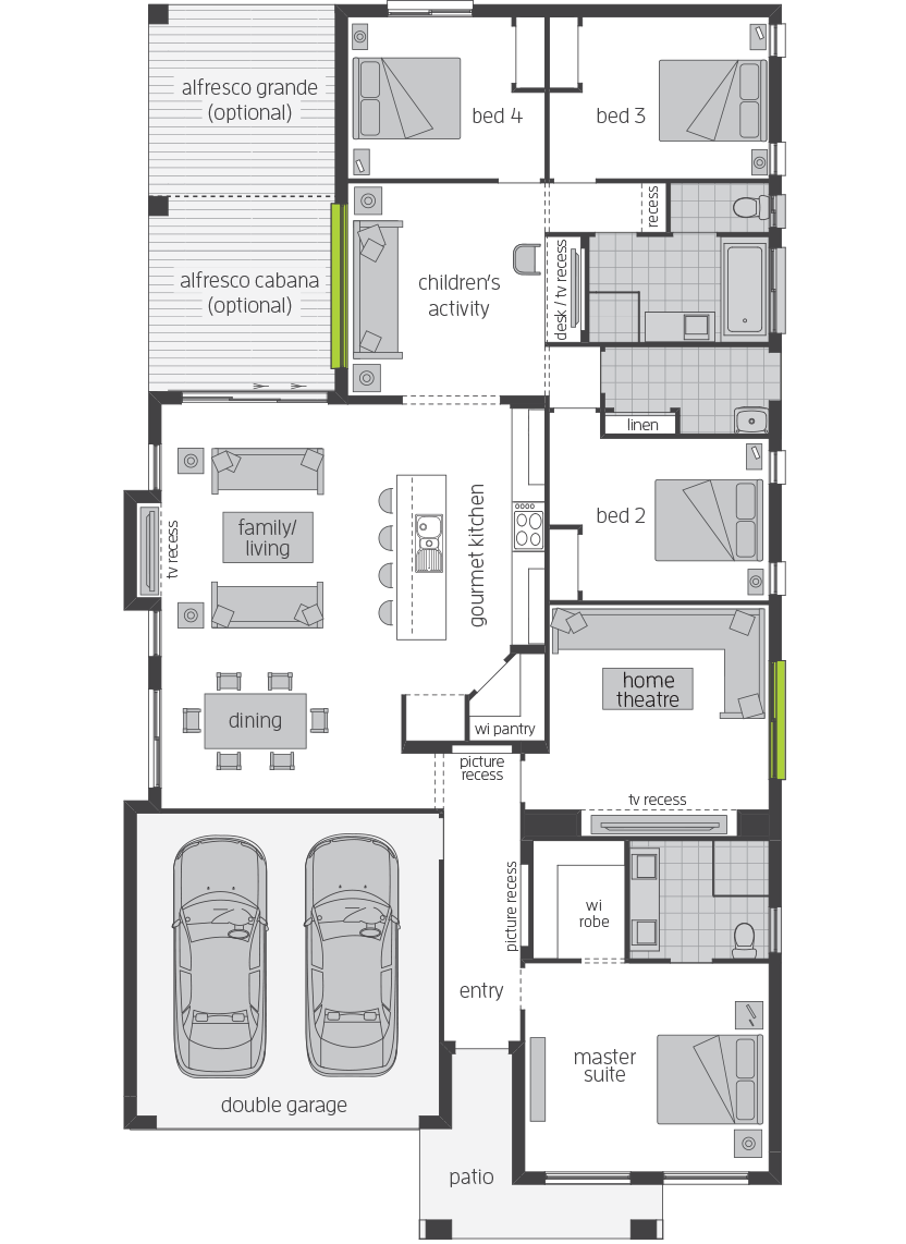 Havana Renwick floorplan lhs Havana Renwick floorplan lhs