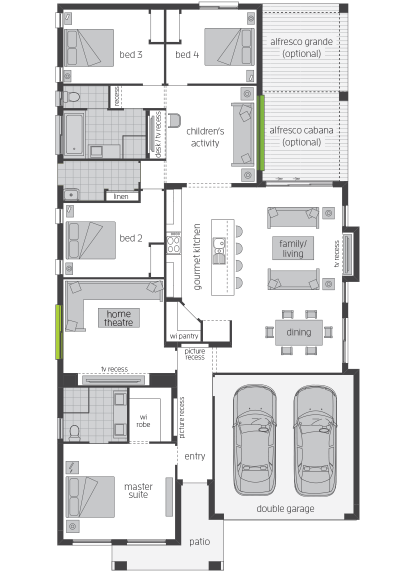 Havana Renwick floorplan lhs Havana Renwick floorplan lhs