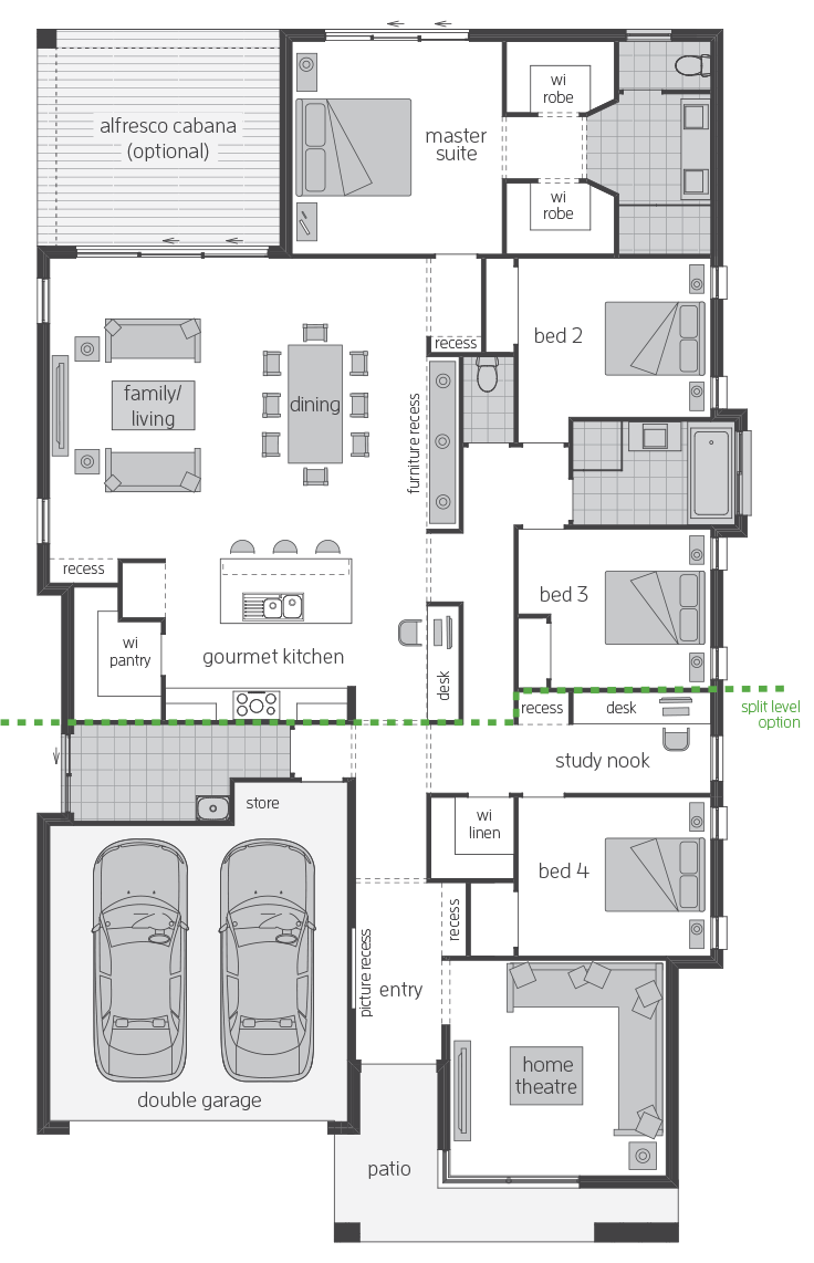 Architectural New Home Designs - Vienna House Plan