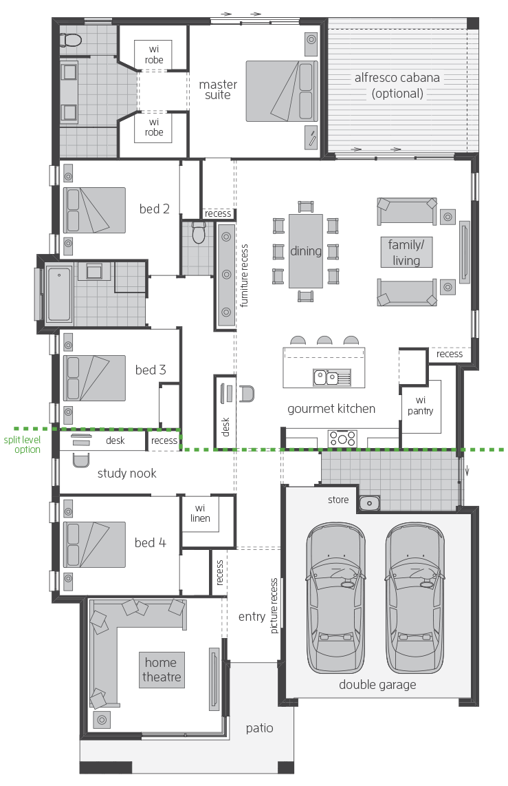 Architectural New Home Designs - Vienna House Plan