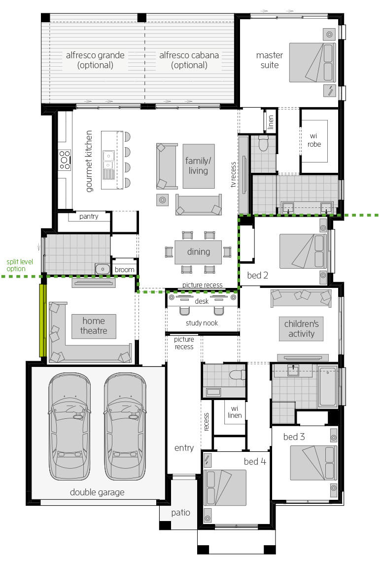 Portofino floorplan lhs Portofino floorplan lhs