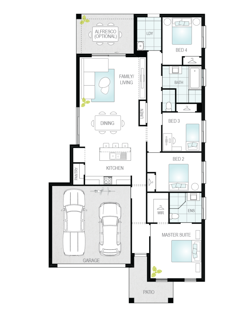 Architectural New Home Designs - Benito Floor Plan 