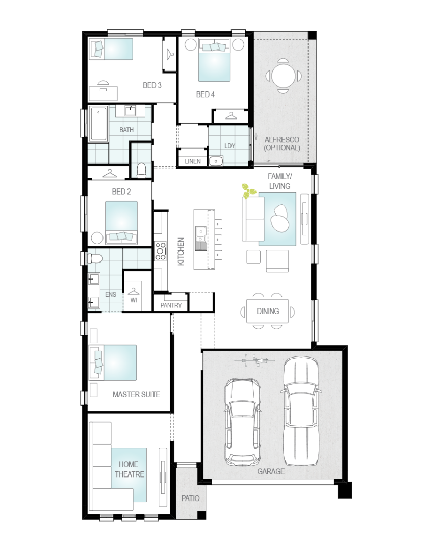 Architectural New Home Designs - Buick Floor Plans