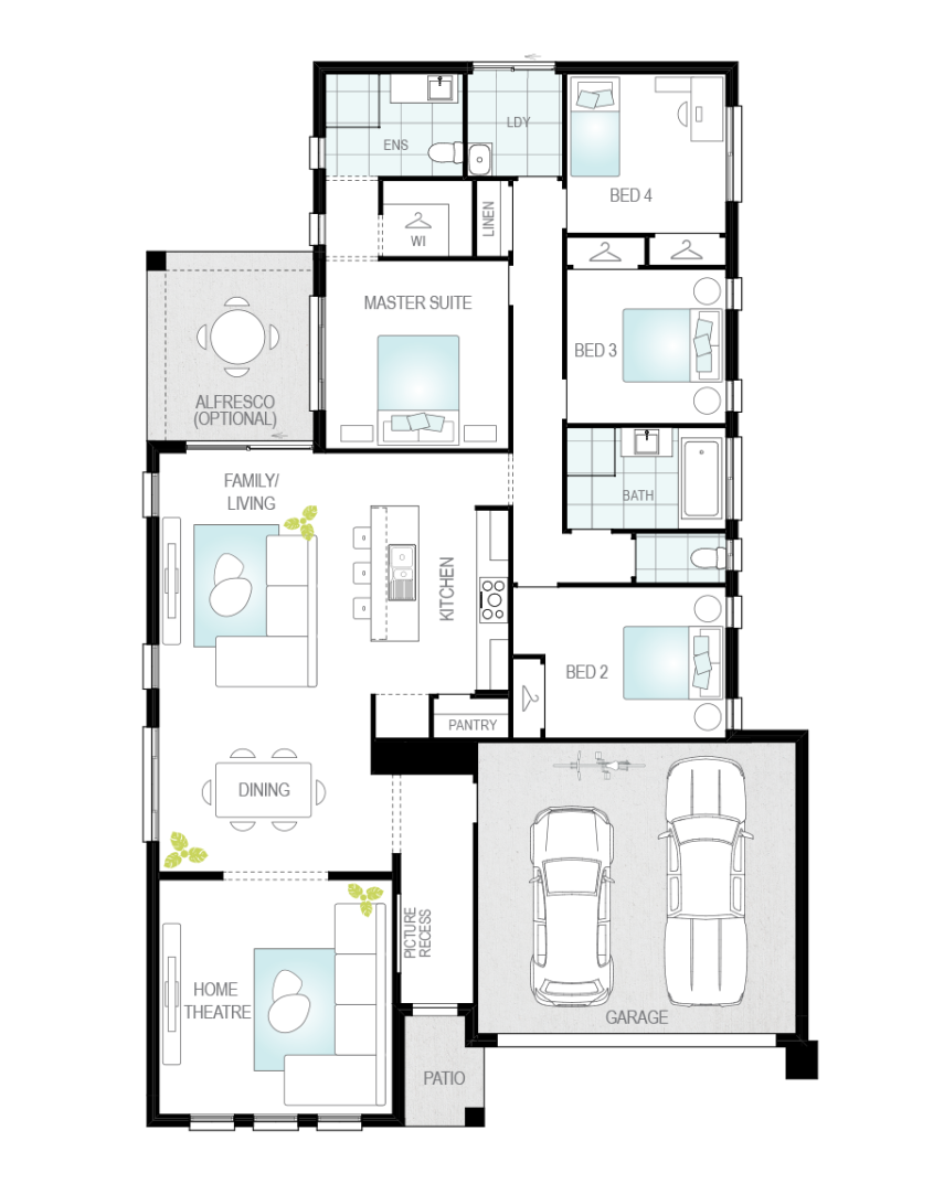 Architectural New Home Designs - Daimler House Plans