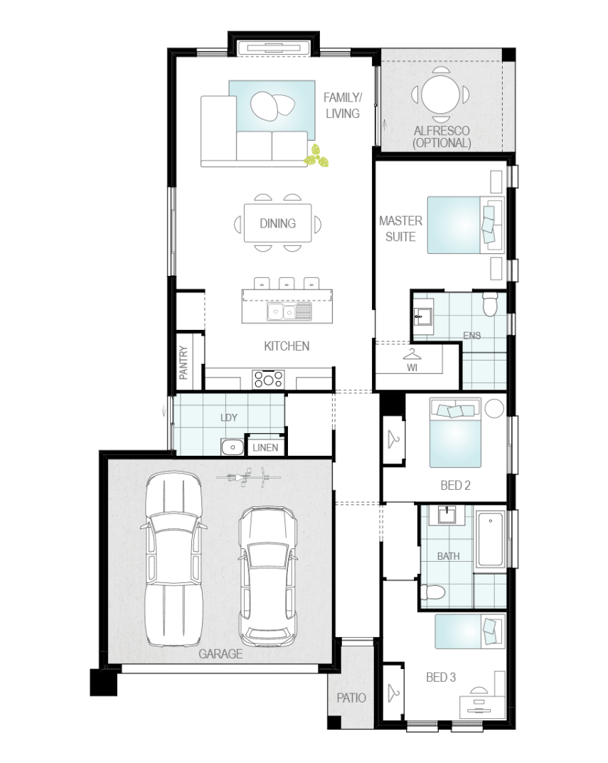 Architectural New Home Designs - Vantage House Plan