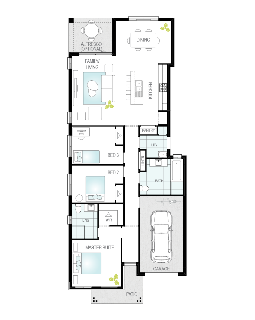 Architectural New Home Designs - Zamora One House Plan