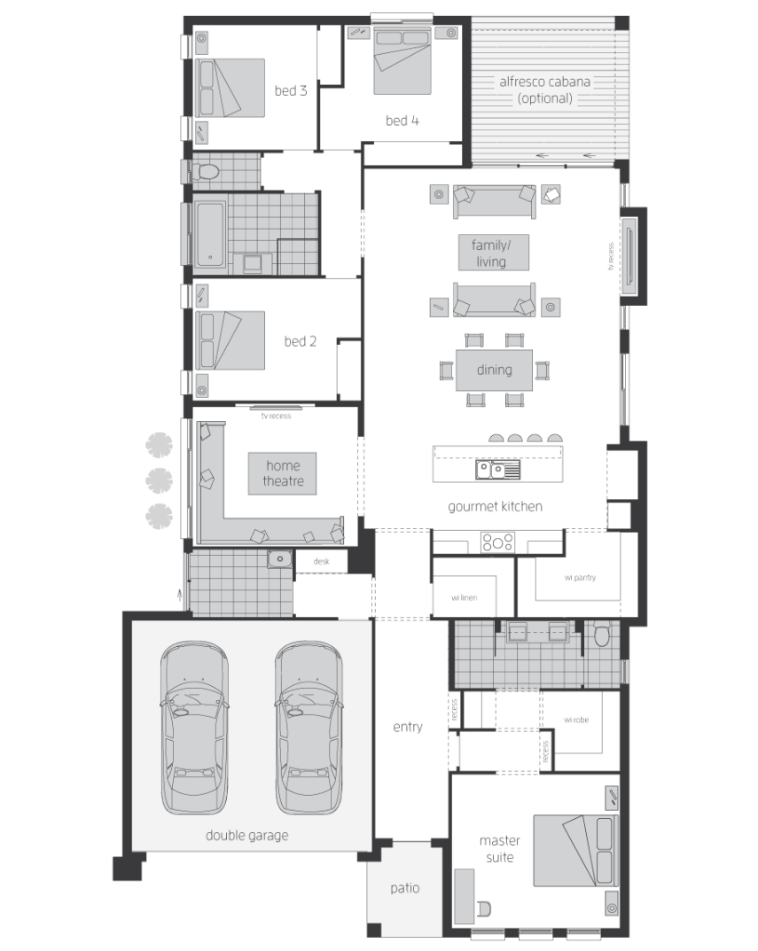 Architectural New Home Designs - Sandalford House Plans