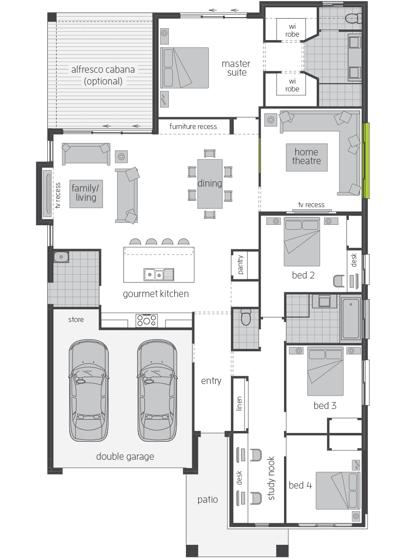 Santorini Manor floorplan lhs Santorini Manor floorplan lhs