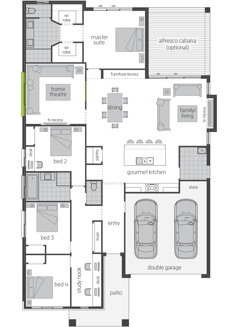 Santorini Manor floorplan lhs Santorini Manor floorplan lhs