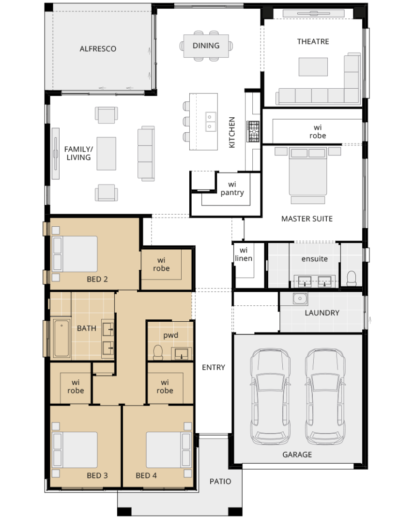 single storey home design san marino no activities option rhs