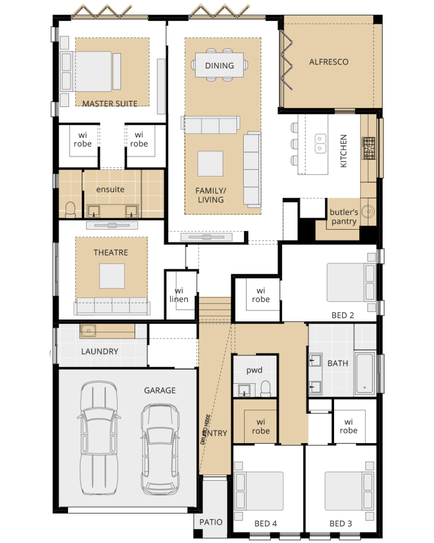 san-marino-single-storey-home-design-floor-plan-upgrade-LHS San Marino - Single Storey Floor Plan