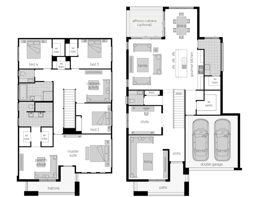 saxonvale-36-three-standard-lhs Saxonvale - Two Storey Four Bedroom House Plan