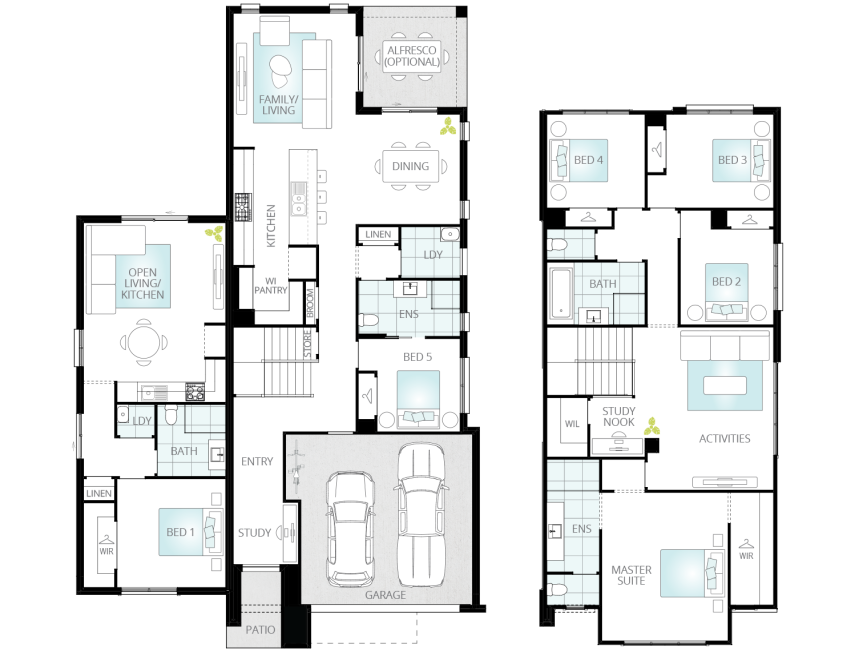 dual living floorplan soria two standard rhs