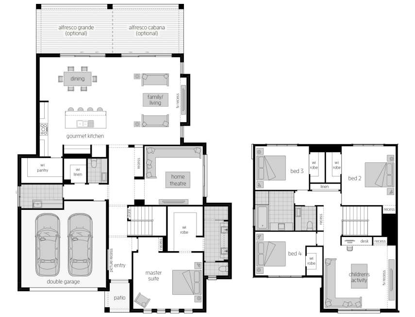 Avondale 38- Two Storey Floor Plan- McDonald Jones