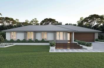single storey home design everyday azura savannah facade