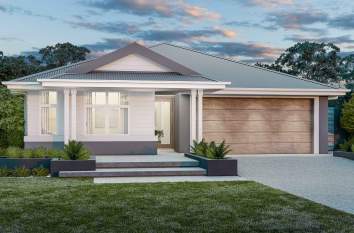 Northport Facade Bragado dual occupancy single storey