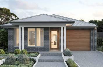 single storey home design everyday camelle highland facade