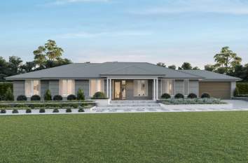 single storey acreage design everyday evora highland facade