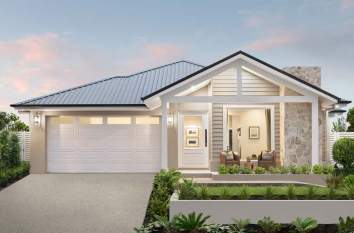 architecturally designed single storey home havana grande cayman facade